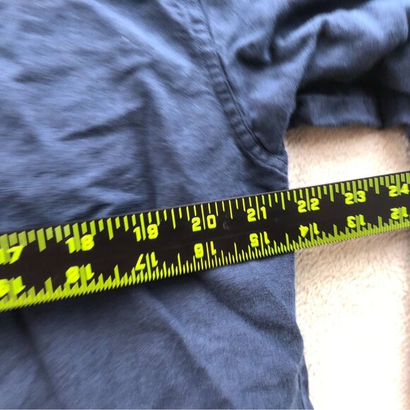 Pronto Uomo Mens Shirt Large Long Sleeve Classic Button Up Casual Navy Travel - Picture 5 of 8